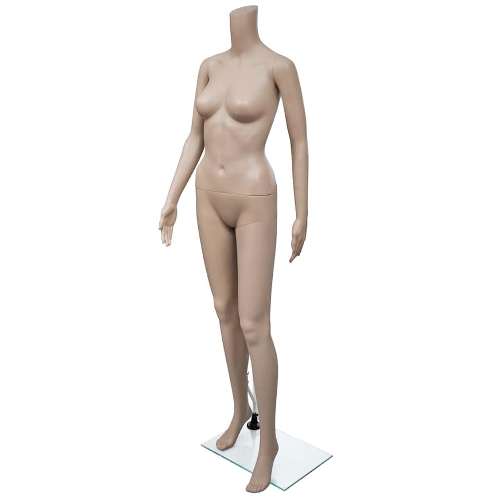 vidaXL Schaufensterpuppe Mannequin Frau Weiblich Mannequin Puppe ohne Kopf