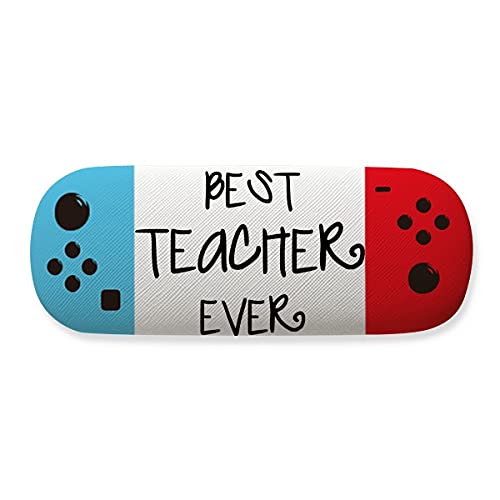Étui à lunettes Best Teacher Ever rigide pour organiser le sac des enseignants de collège