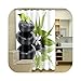 Produktbild HOT-house Schwere Badvorhänge | Harmonische Natur 3D Duschvorhänge Lotus Bambus und Stein Badvorhang Wasserdicht verdickter Badvorhang - Farbe C-B180 X H200cm