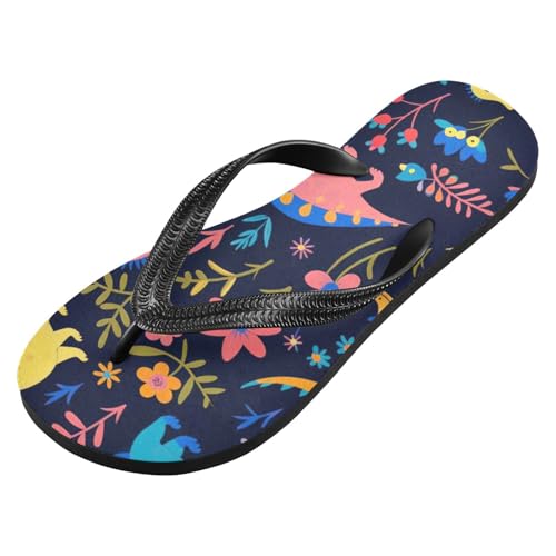 Mens Flip Flops Dinosaur CuteSandal Flip Flops for Women Summer Beach Slipper 214B3263
