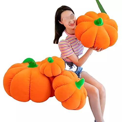 GracesDawn Plush Soft Giant Pumpkin Pillow - Decorative Sofa Cushion, Children's Gift - Orange (30cm/11.8in)