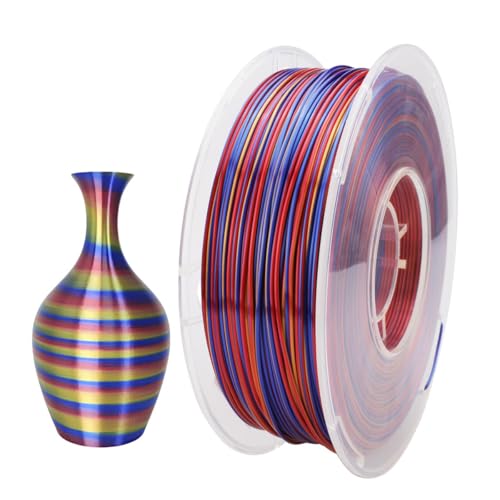 Filament CC3D PLA Czerwony Trójkolorowy Jedwabny (RED TRIPLE SILK)