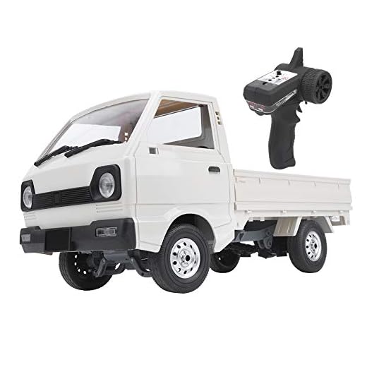VGEBY RC Car Drift Truck, 1/10 Control Remoto RC Car Simulación Drift Truck 260 Motor RC Car Juguetes para Niños Y Adultos(Blanco) Juguetes Modelo Máquina Modelo