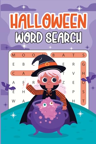 Halloween Gifts For Kids Boys, Girls: Halloween Word Search For Kids: With +398 Puzzles To Boost Children's Brain Power Age 5-9 6-8 (Halloween Basket Stuffers Kids 8-12) image 2