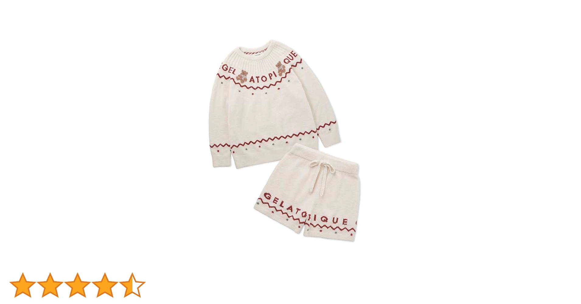 新品 【HOLIDAY】ノルディックプルオーバー＆ショートパンツセット Amazon | [ジェラート ピケ] 販路限定【HOLIDAY】 ノルディック