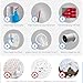 Chanvoo Drill Free Wall Mount Compatible with Samsung Freestyle Projector Ceiling Mount, Freestyle 2 Accessories Steel Wall Mount Shelf (White)
