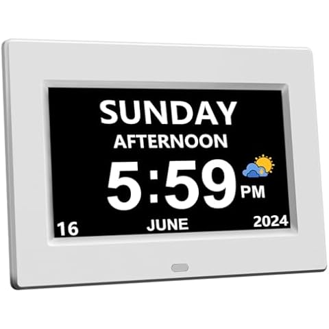 CAZOKASI Digital Clock with Alarms for Elderly Cover