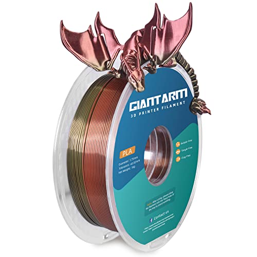 Filament GIANTARM PLA Brązowy Dwukolorowy Jedwabny (BROWN DUAL SILK)