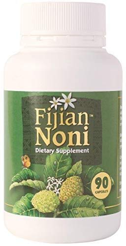 Fijian NoniÂ®Organic Noni Capsules - Boosts Energy and Supports Immunity (450 mg 90 ct) from 100% Noni Fruit Powder.
