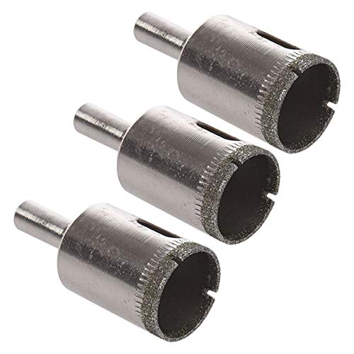 Brocas de Diamante GTBL, Juego de 10 Piezas para Taladrar Azulejos, Cerámica, Vidrio, Mármol y Metal, Tamaños 5-22 mm (Color: Plata) miniatura 3