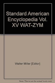 Hardcover Standard American Encyclopedia Vol. XV WAT-ZYM Book