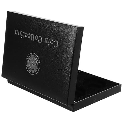 Caja para guardar monedas con multi ranuras y protección de espuma miniatura 1