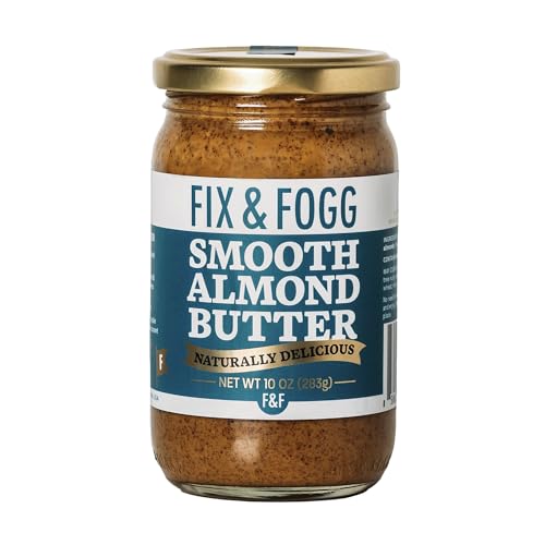 Fix & Fogg Smooth Almond Butter Spread — New Zealand Made – 10 oz, 1 Pack