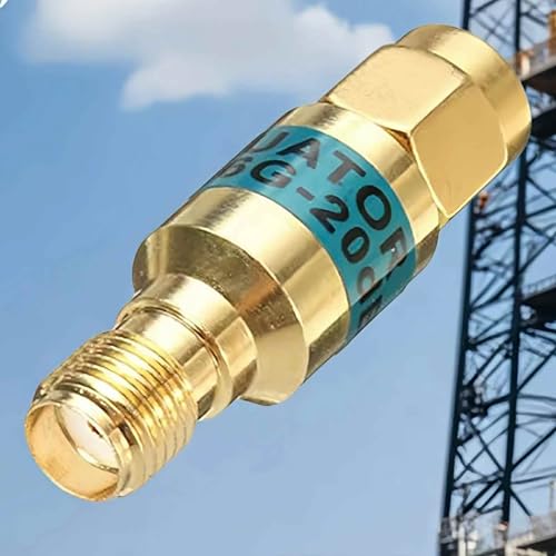 BECEN Golden 2 W sma-jk männlich zu weiblich RF Koaxial Dämpfungsglied 6 GHz 50 Ohm 30dB Stecker(30dB)_