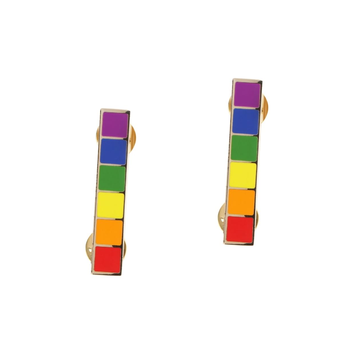2piezas Broche Lgbtiq De Raya Delicada Pin De Solapa Gay Para Ocasiones Especiales Accesorio Elegante y Moderno