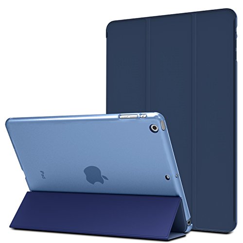 MoKo Case Fit iPad Air - Slim Lightweight Smart Shell Stand Cover with Translucent Frosted Back Protector Fit iPad Air 9.7