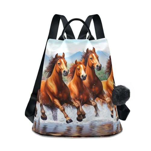 Sac à dos marron femme fermeture éclair antivol ergonomique et spacieux
