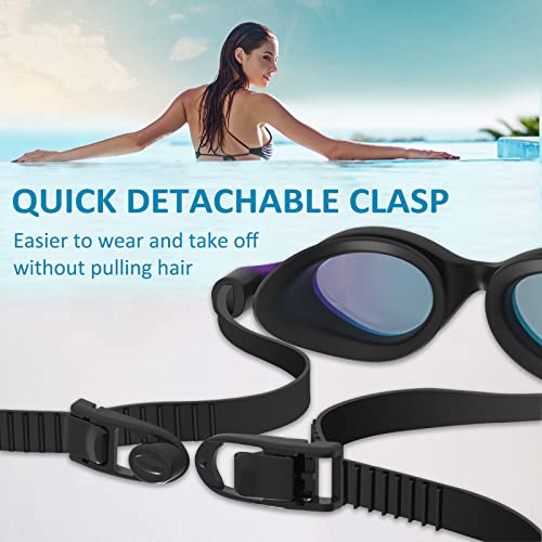 LEMEGO Occhialini da Nuoto Uomo Donne, Occhialini