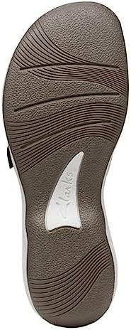 Clarks Women's Breeze Piper Slide Sandal, Black Synthetic, 8 | Image 7