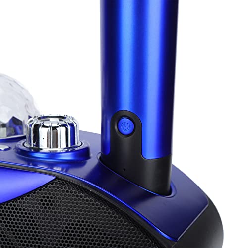 Máquina de karaokê familiar, alto-falante portátil RGB sem fio Bluetooth para festa em casa/reunião/