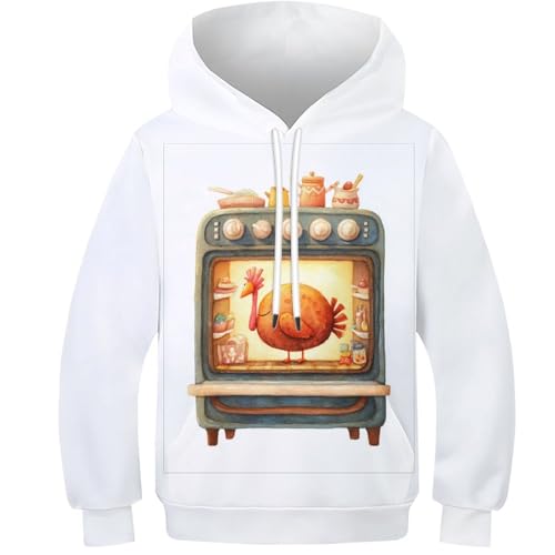 Pulls imprimés 3D look fashion pour le collège et les loisirs des ados 9-11 ans