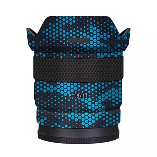 Autocollant anti-rayures performant pour objectif Sony E 11mm Bleu amba
