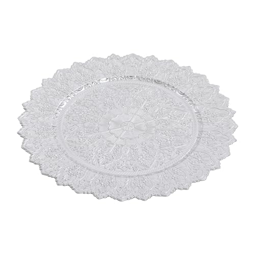 50 Platos Redondos Vintage, 13 in, Plástico miniatura 7