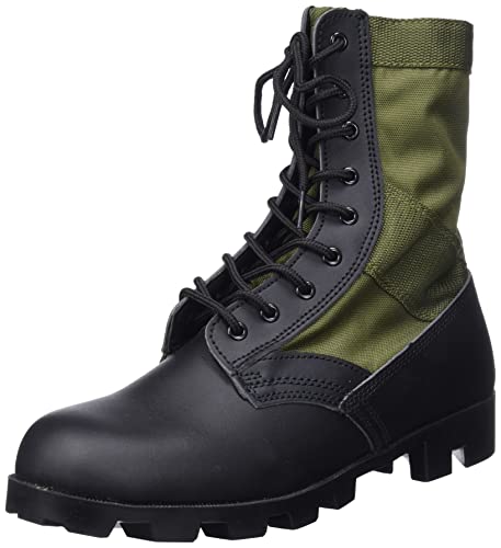 CamoOutdoor US Army Combat Vietnam Era Jungle Mens Boots Military Panama Sole Olive