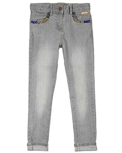 Boboli Girl's Denim Pants with Beads, Sizes 4-16