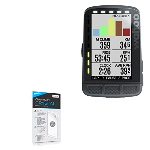 Film protecteur Wahoo ELEMNT ROAM BoxWave HD ClearTouch Crystal x2