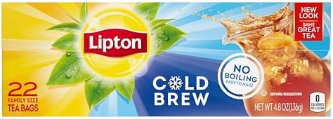 Lipton Family Iced Tea Bags, Black tea, 22 ct