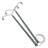 Modèle de lampadaire - taille compacte, ferroviaire est facile à installer et à retirer, facile à transporter vous souhaitez, éclairage modèle