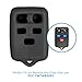 Keyless2Go Replacement for New Silicone Cover Protective Case for 5 Button Remote Key Fob with FCC CWTWB1U511 - Black