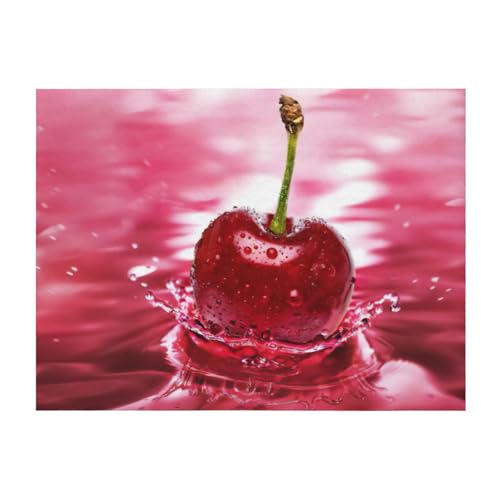 Couverture légère cerises anti-coup de froid pour canapé et lit