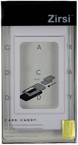 Zirsi Card Caddy Case for Iphone 6/6s - White - Ultra Slim Wallet case