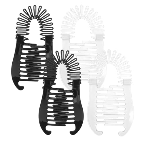 Pinces à cheveux emboîtables Beaupretty pour queue de cheval allongée lot de 4