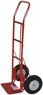 Milwaukee Hand Trucks 40107 Flow Back Handle Truck with 10-Inch Puncture Proof Tires and Steel Hub