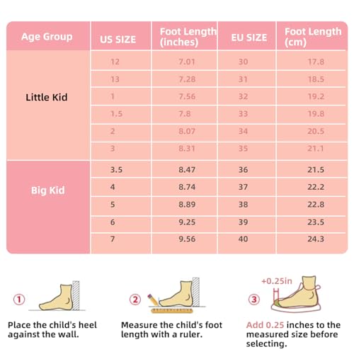 HSQ Roller Skate Shoes for Girls Kids Detachable Wheeled 2 in 1 Skating Shoes with Wheels Fashion Sneaker Ages 5-8,8-12 Pink White Size Big Kid 7 by HSQ - Image 5