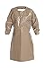 Dupont C3275TTNLG000600 CPF 3 Sleeved Apron, Elastic Wrists, 44", Large, Tan (Pack of 6)