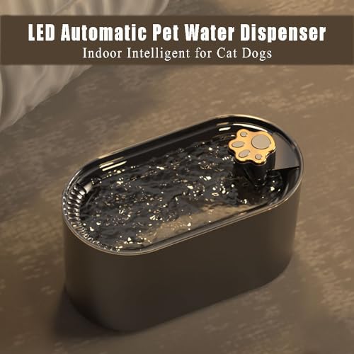 Fuente de agua automática para gatos de 3L blanco miniatura 5