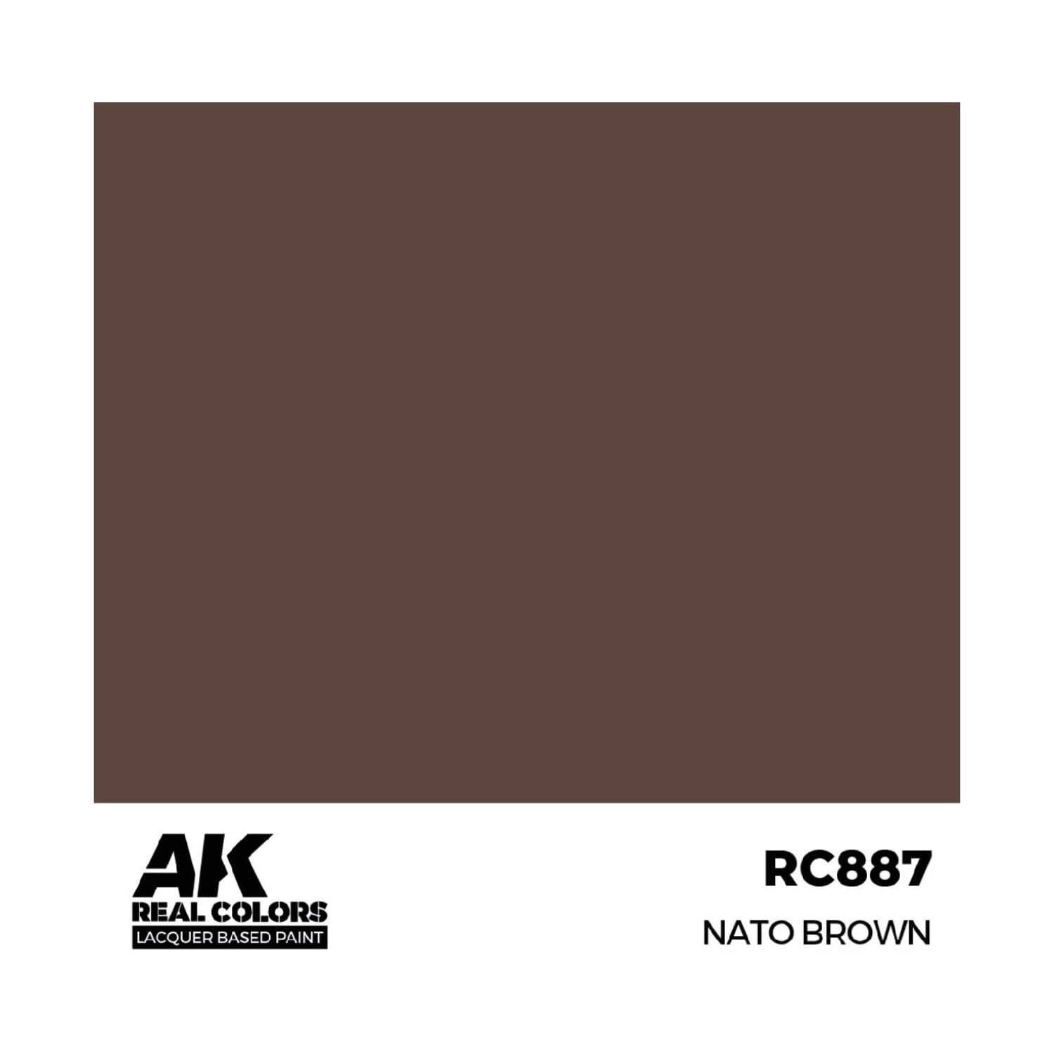 Ak Interactive Brown Ak Real Colors Rc887 Nato (17Ml) (Old Rc081)