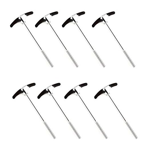 Ludwig Classic Bass Drum T-Rods w/Washers 8 Pack Bundle