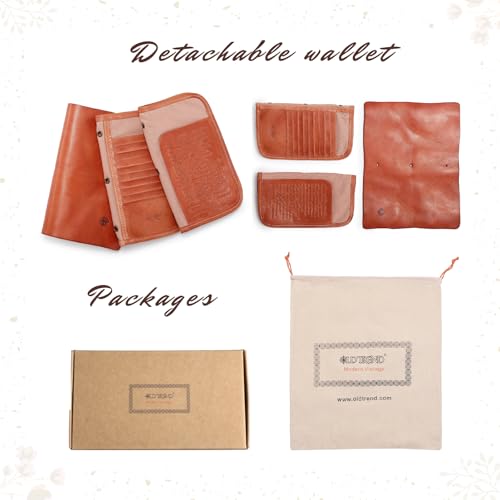 Image of OLD TREND Genuine Leather Nomad Organizer Travel Wallet | Women's Wallet Clutch Passport Holder