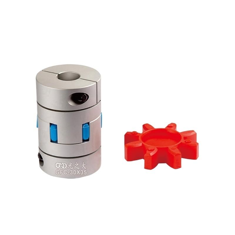 aluminium pflaume flexible wellenkupplung 50 Stück Backenspinnenkupplung gebogen 5/6/6,35/8/10 mm/Welle flexible Kupplung (Size : 6x6)