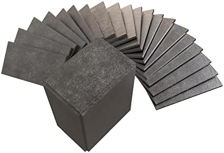 Welding Coupons, 2×4" Mild Steel Welding Kit, 11 Gauge Welding Plate DIY Cuboid, Welding Practice for MIG TIG Gas Arc Stick and Wirefeed (20 PCS)