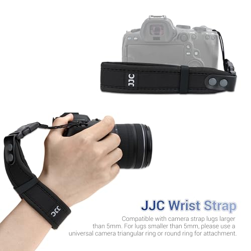 Image of JJC Camera Hand Strap Wrist Strap for Canon EOS R50 Nikon Z6 II Z7 II Z50 | Updated Soft Strap for Sony A6000 A6100 A6300 A6400 A6500 A6600 A6700 A7RVI A7RV A7RIV A7V A7IV & More DSLR Mirrorless Camera