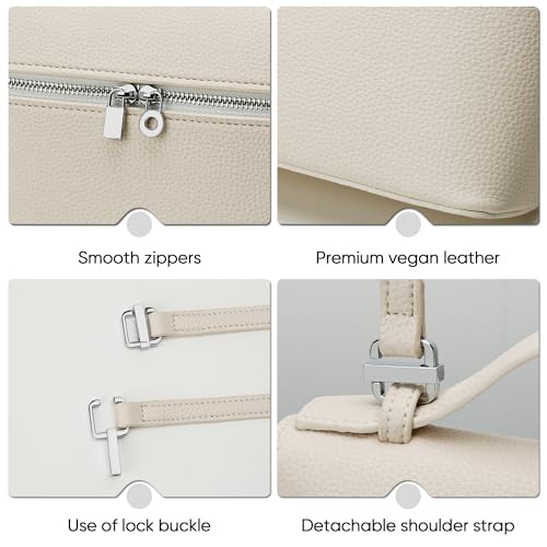 Image of KKXIU Clear Crossbody Bags for Women Purses for Concerts Sports | Transparent Vegan Leather Purses Stadium Approved