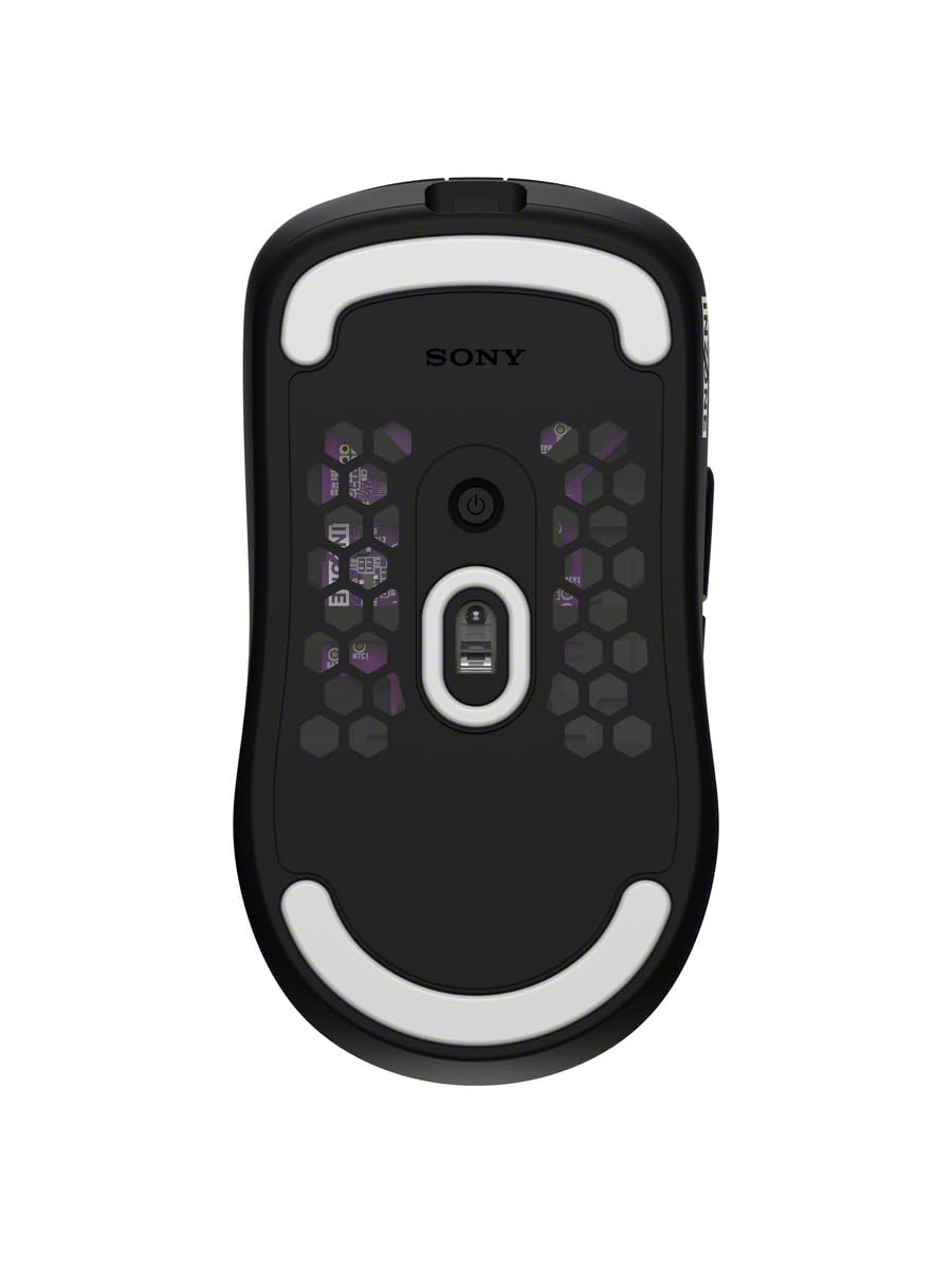 Sony INZONE Mouse-A bezprzewodowa mysz gamingowa, ultralekka (48,4 g), próbkowanie 8000 Hz, czujnik PixArt 30 000 DPI, przełączniki optyczne, bateria 90h, projekt z Fnatic, PC FPS Esports, czarna