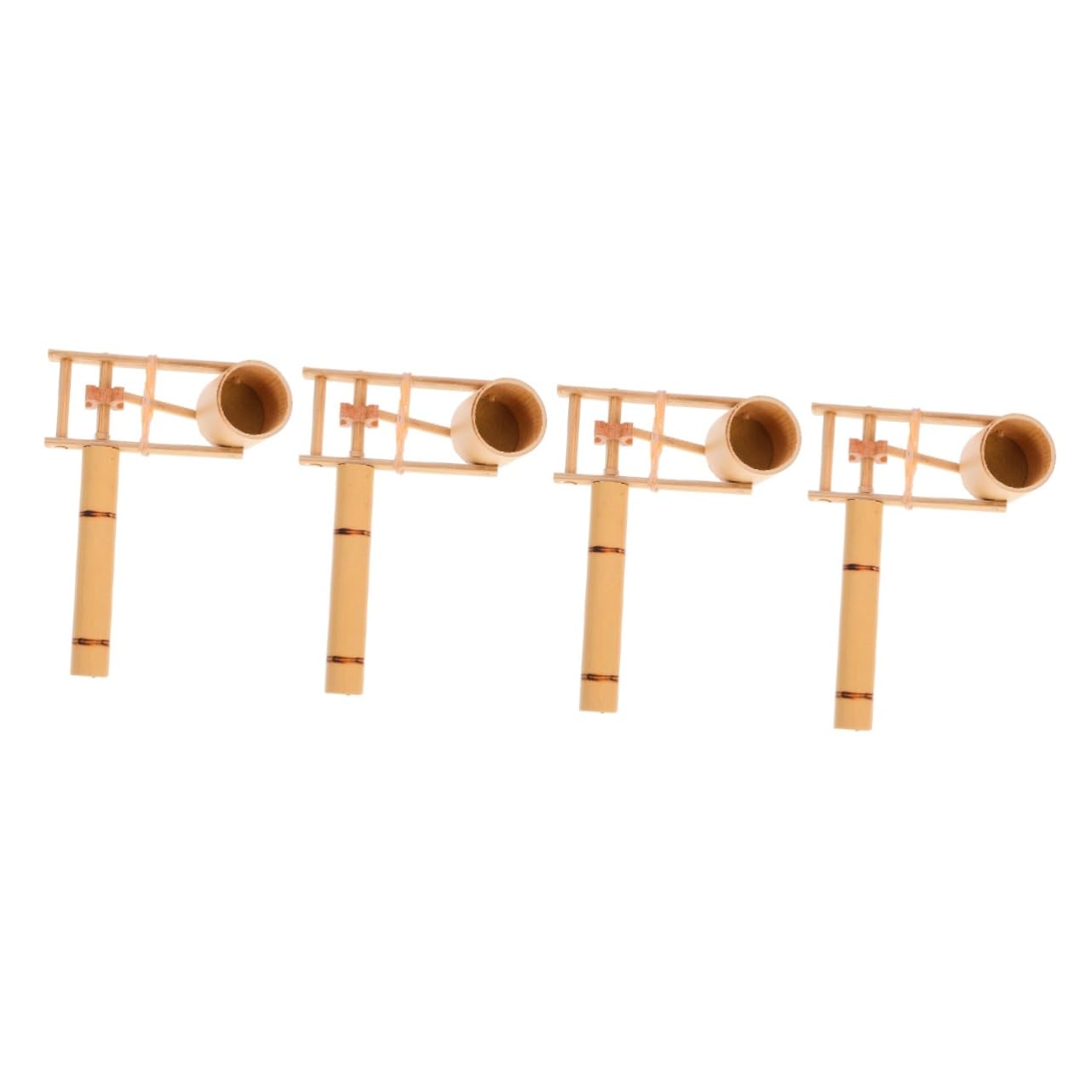 GALPADA Castanet with Long Handle Educational Percussion Instrument for Loud and Crisp Sound Material Fun Noise Maker for Parties and Events