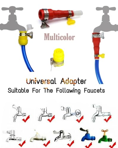 SUNICE 10 Meter Metalic Blue Flexible Hose Pipe, Spray, Adapter (Pipe Diameter: ½’’ inch, 0.5 Inch, 12 mm) Gardening, House Cleaning,Car and Bike Washing Hose Pipe Spray Gun (10 METER, BLUE)